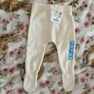 So precious girls knit footed pants by Zara baby.